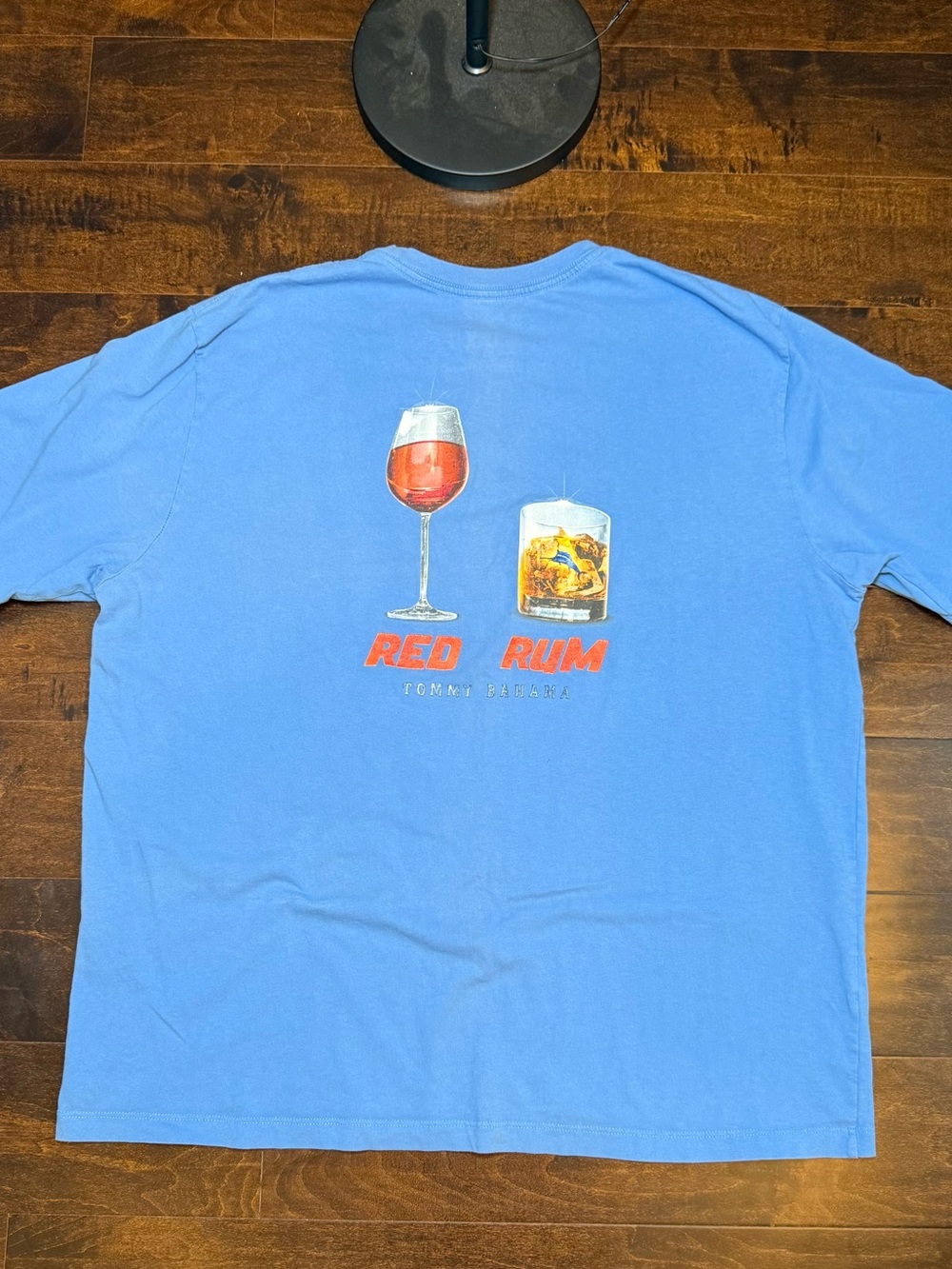 Tommy Bahama Blue Red Rum Graphic Short-Sleeve Shirt Size XL
